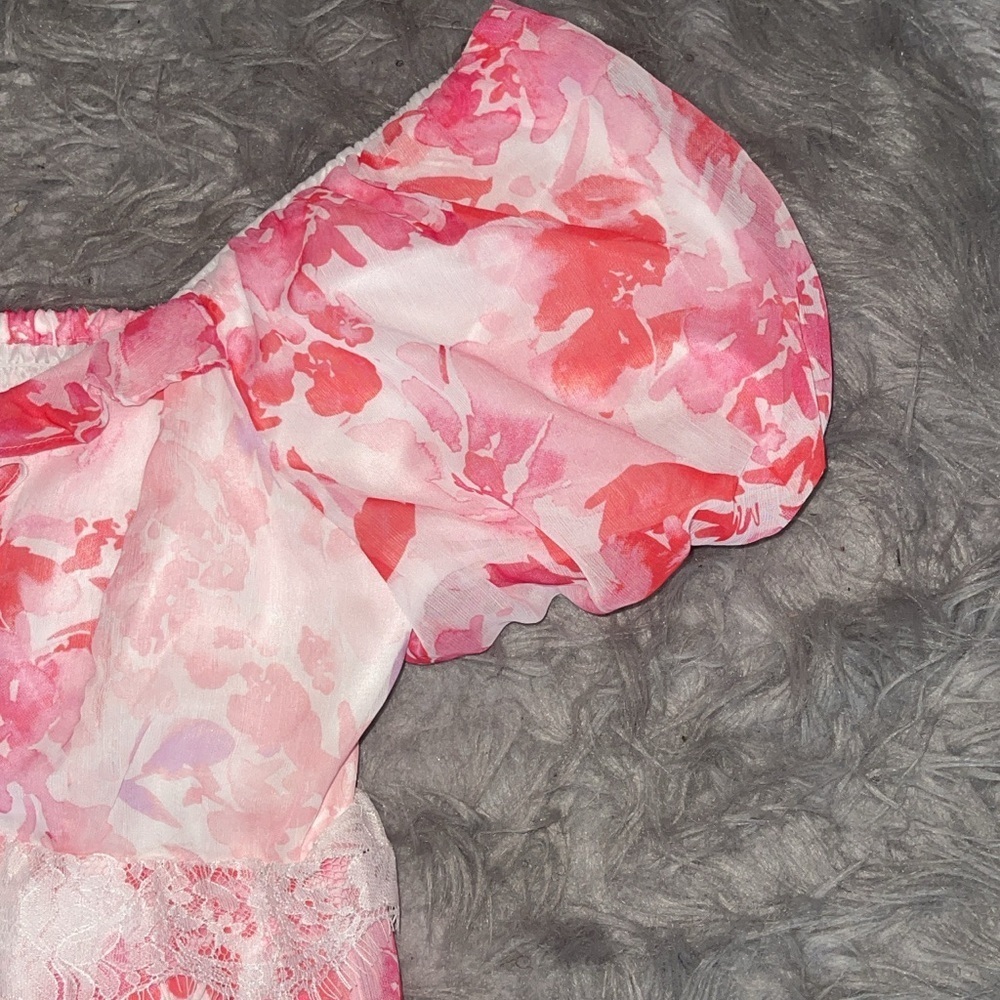 Truth NYC Pink and White Floral Dress - Picture 6 of 10